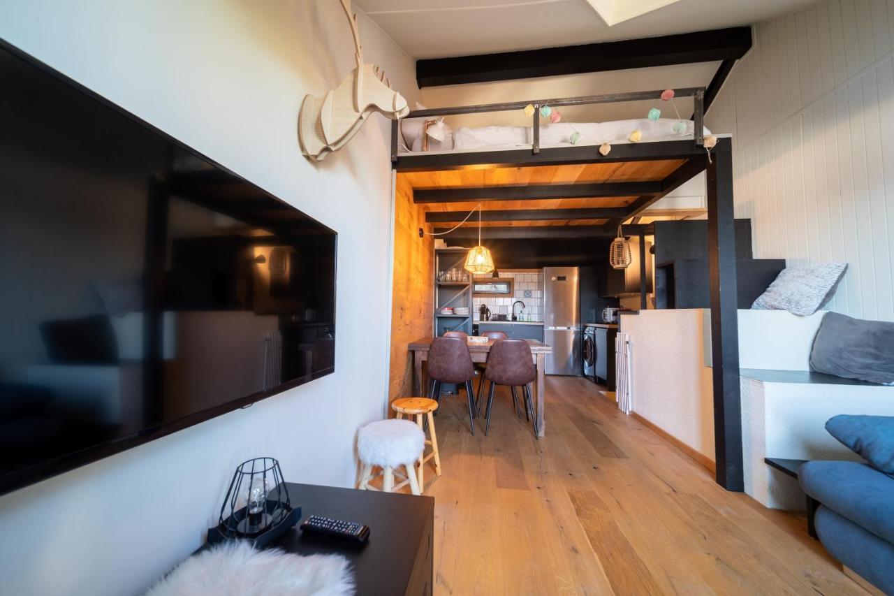 レ・ザングルLe Cerf - Duplex Avec Superbe Vue Montagneアパートメント エクステリア 写真